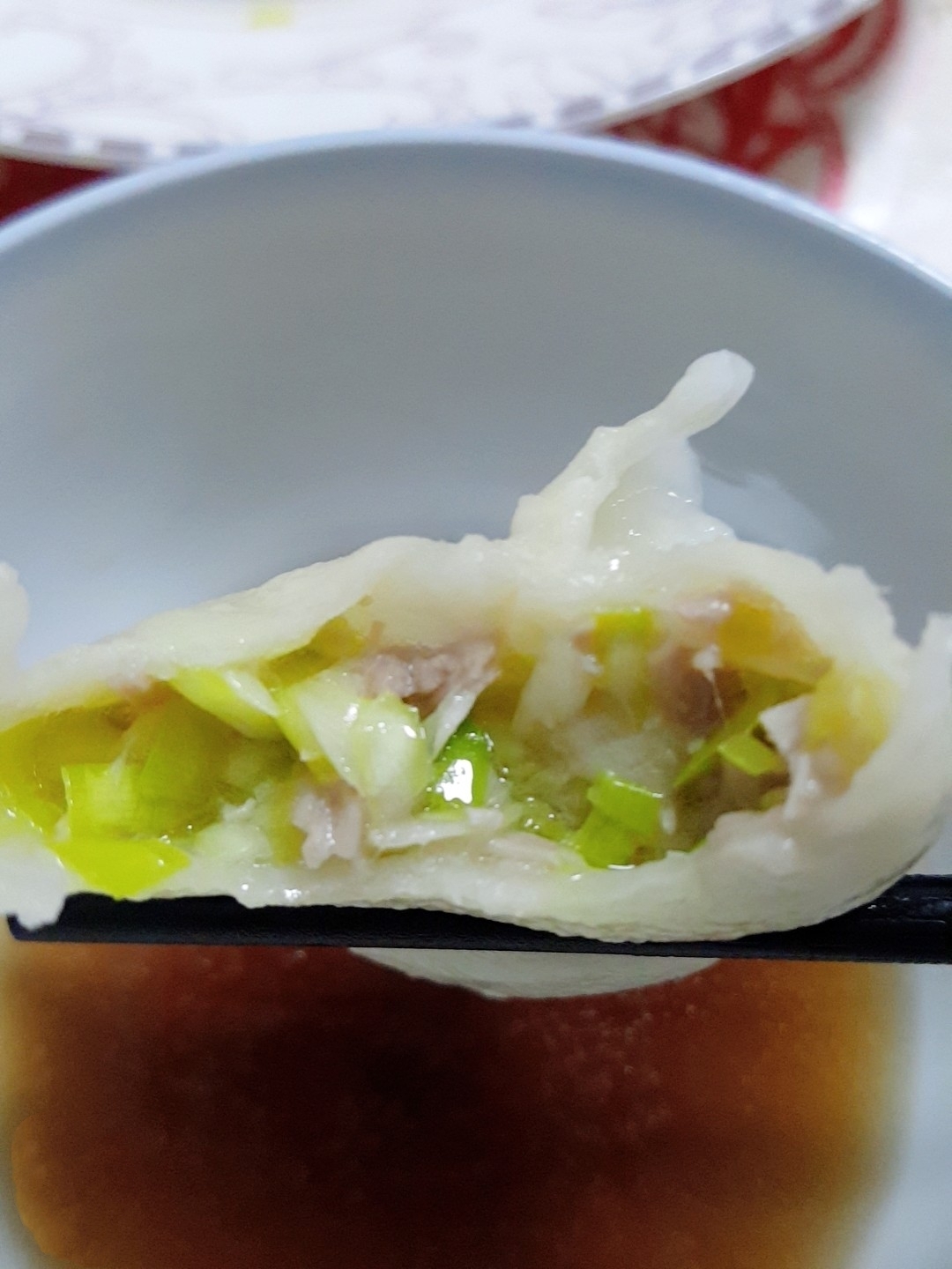 黄韭馅饺子的做法