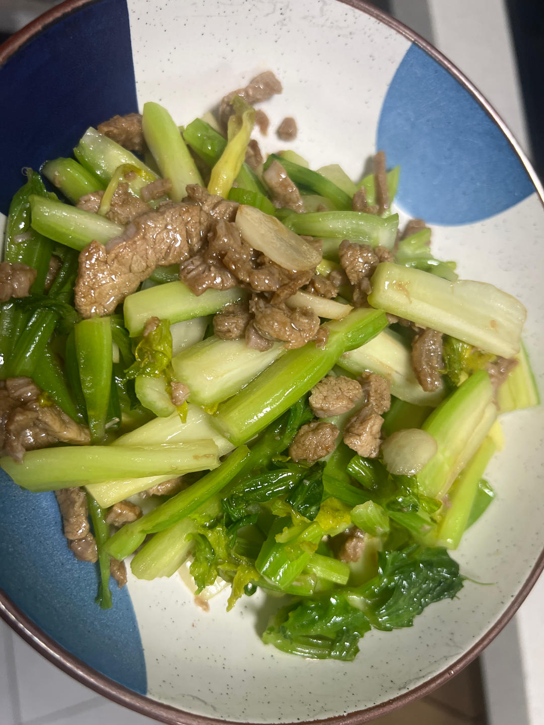 芹菜炒肉丝