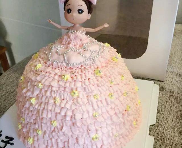 公主梦芭比娃娃蛋糕的做法