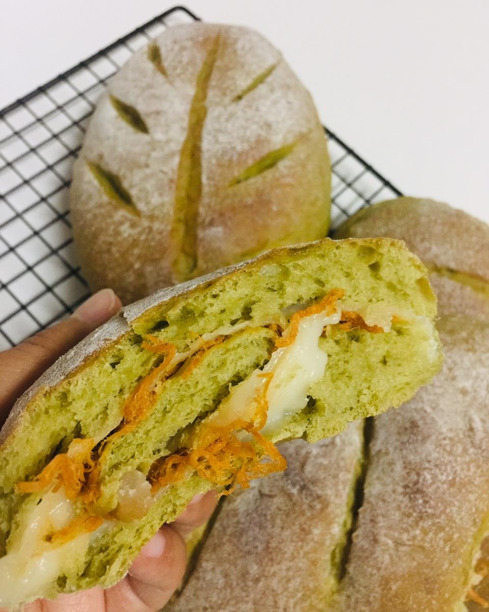 麻薯夹心可可（抹茶）软欧