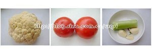 西红柿炒菜花的做法 步骤1