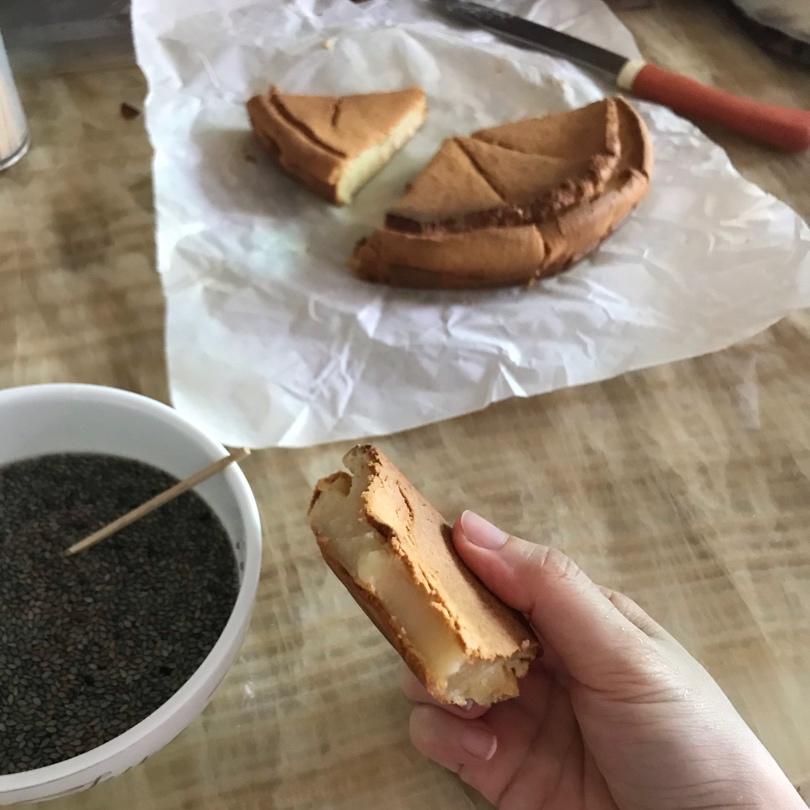 外酥里糯，香酥烤年糕