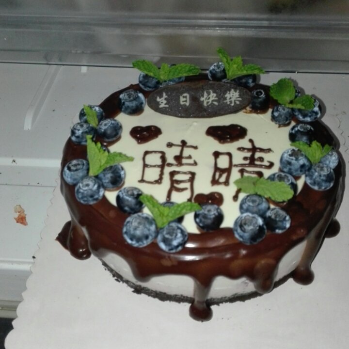 渐变蓝莓冻芝士蛋糕（免烤）