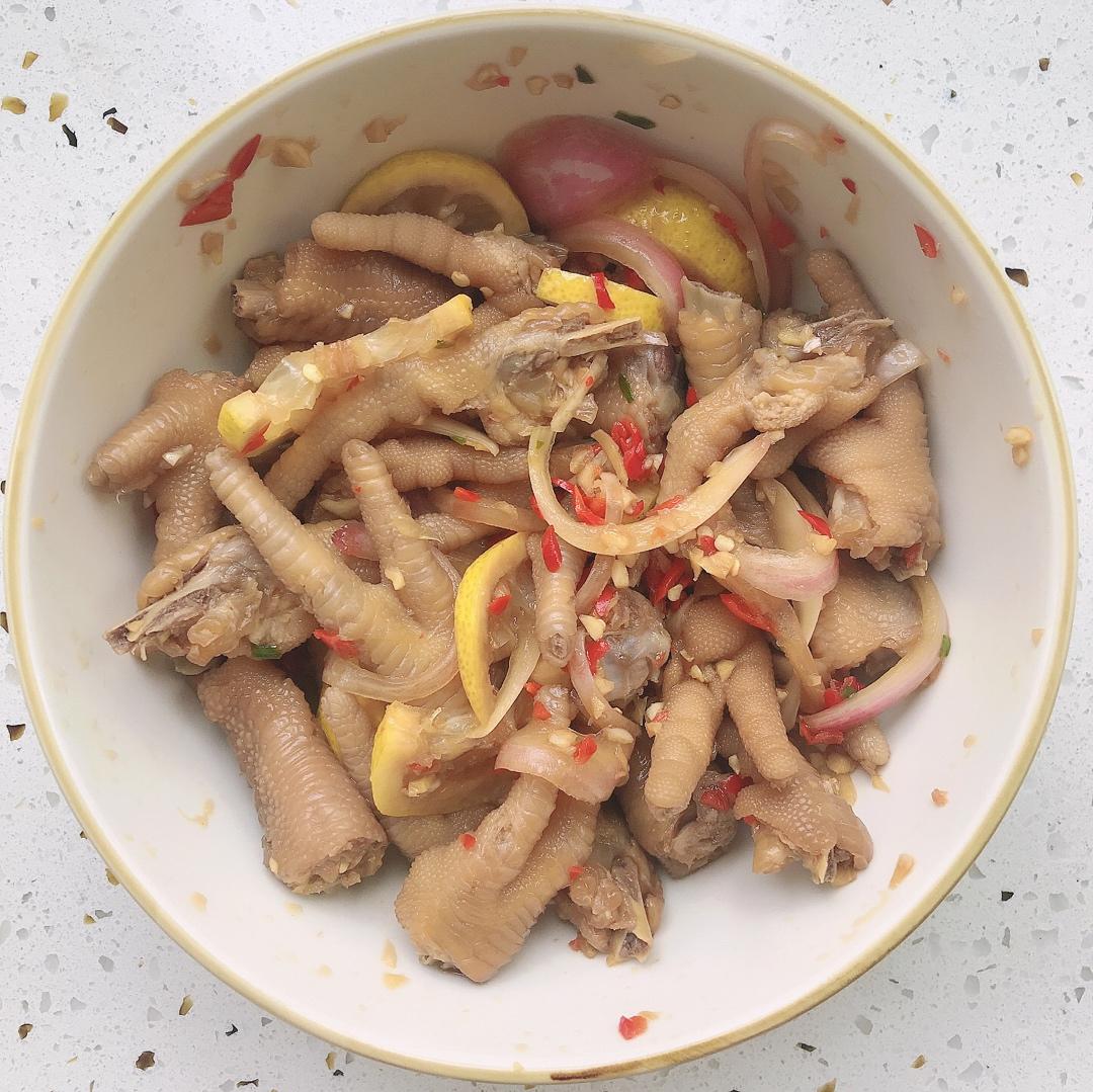 【柠檬酸辣鸡爪】自制超级无敌美味的网红鸡爪