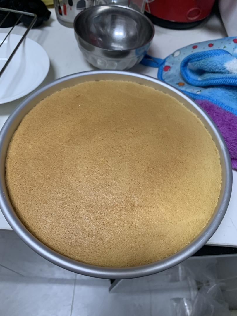 步骤最全面的戚风蛋糕（八寸）做法，成功率高！