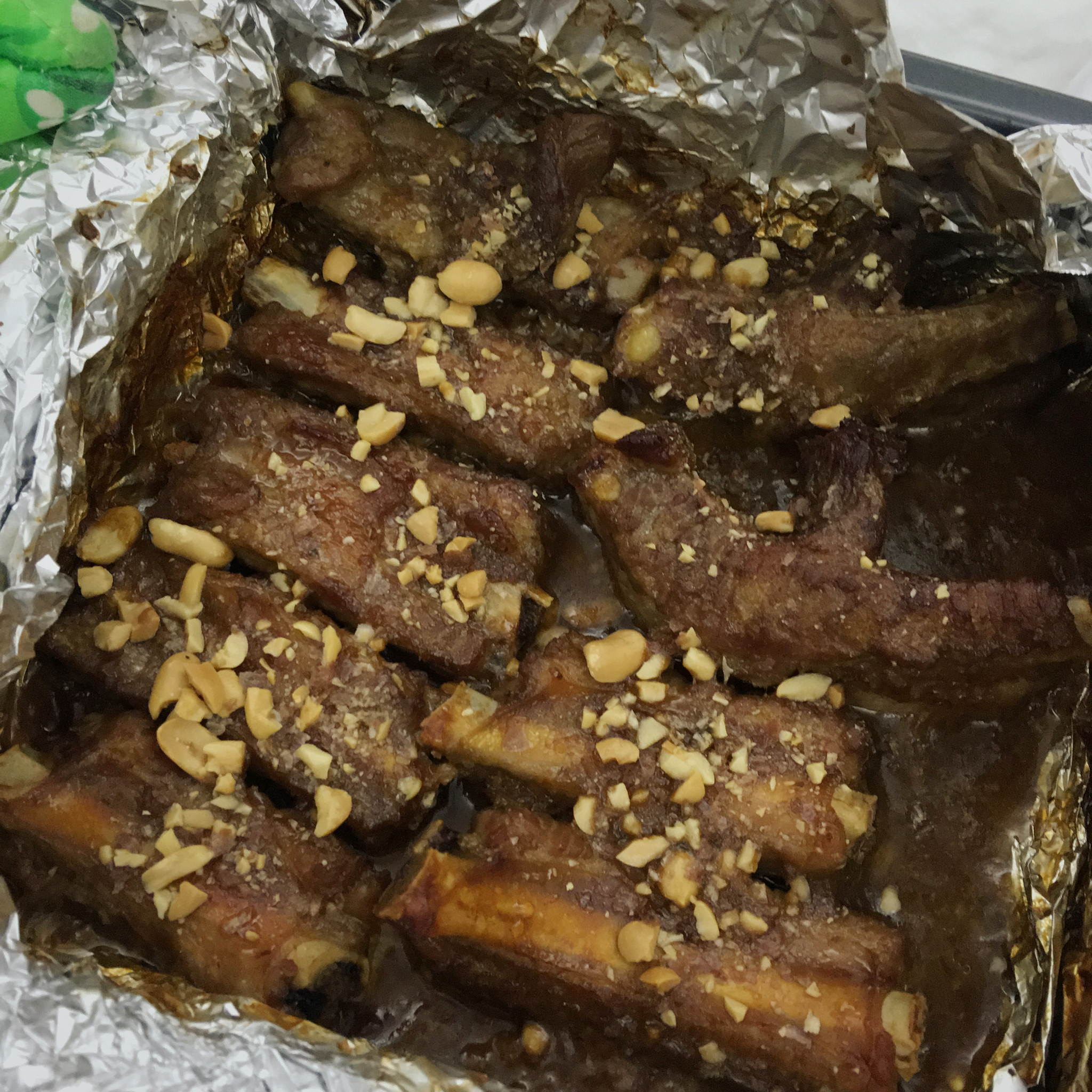 锡纸烤排骨