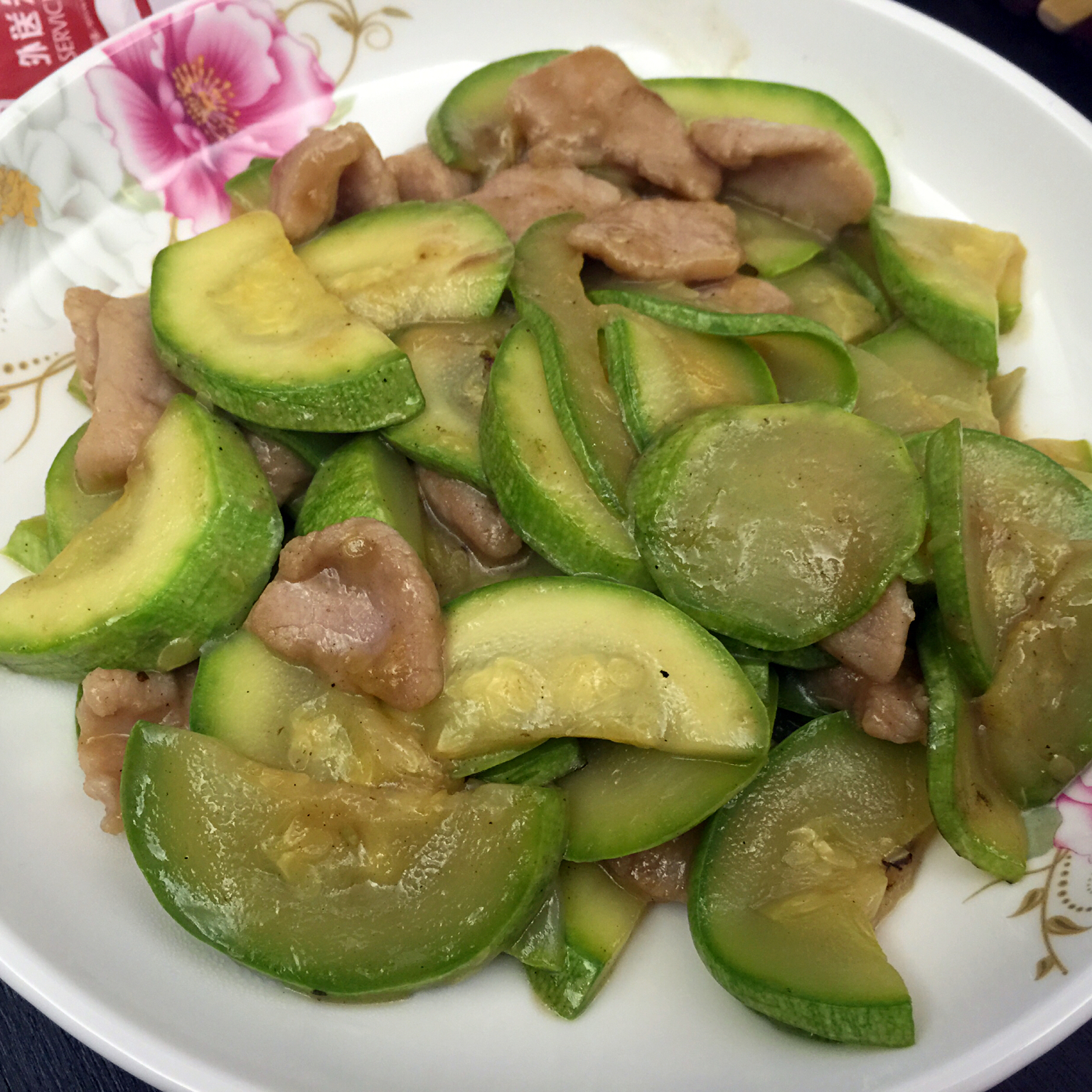 bee546318520做的云南小瓜炒肉