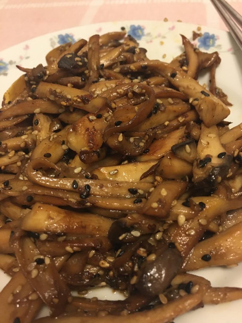 干煸手撕杏鲍菇
