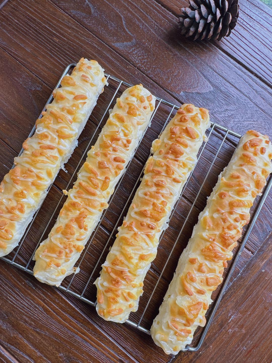 芝士面包条的做法