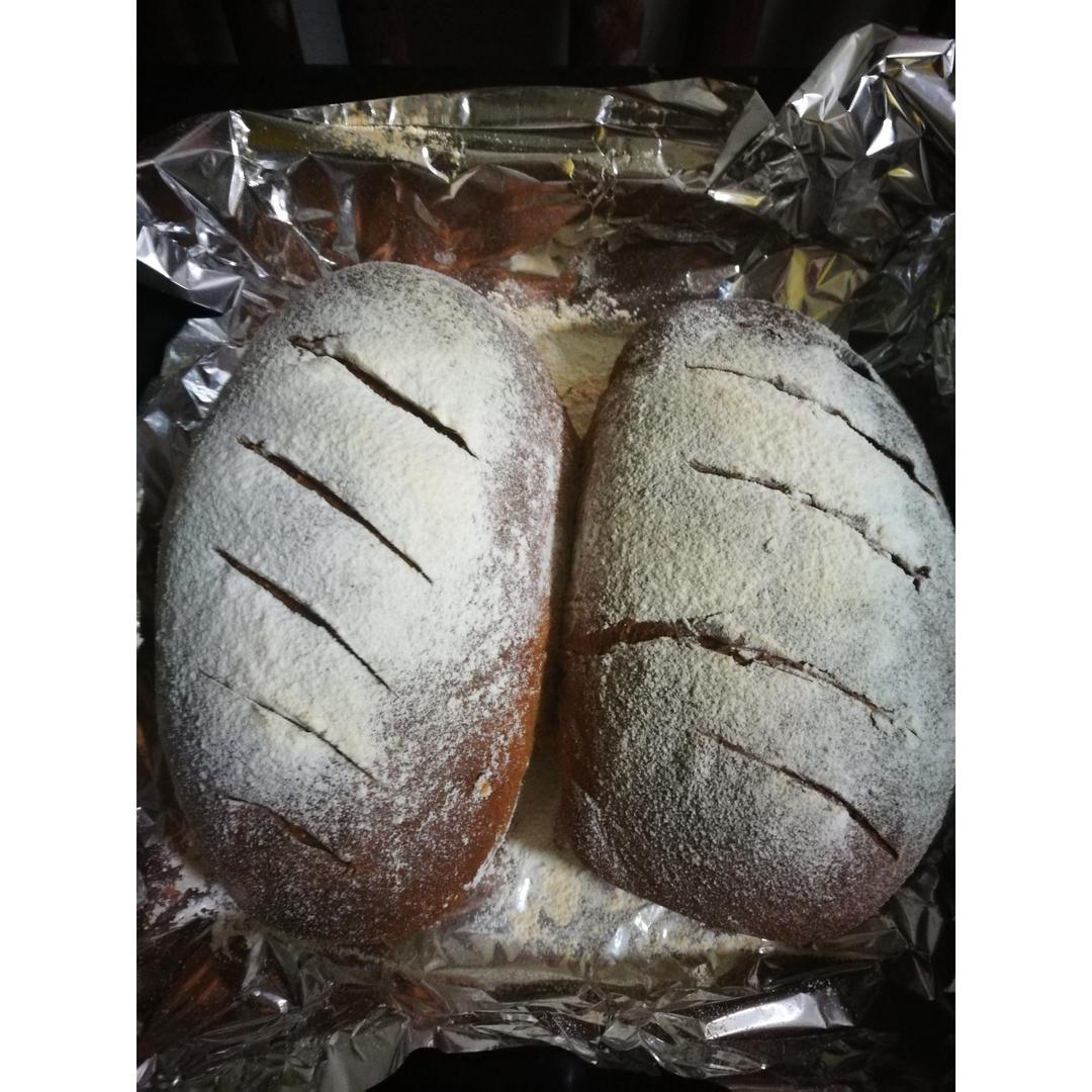 黑麦核桃红糖面包