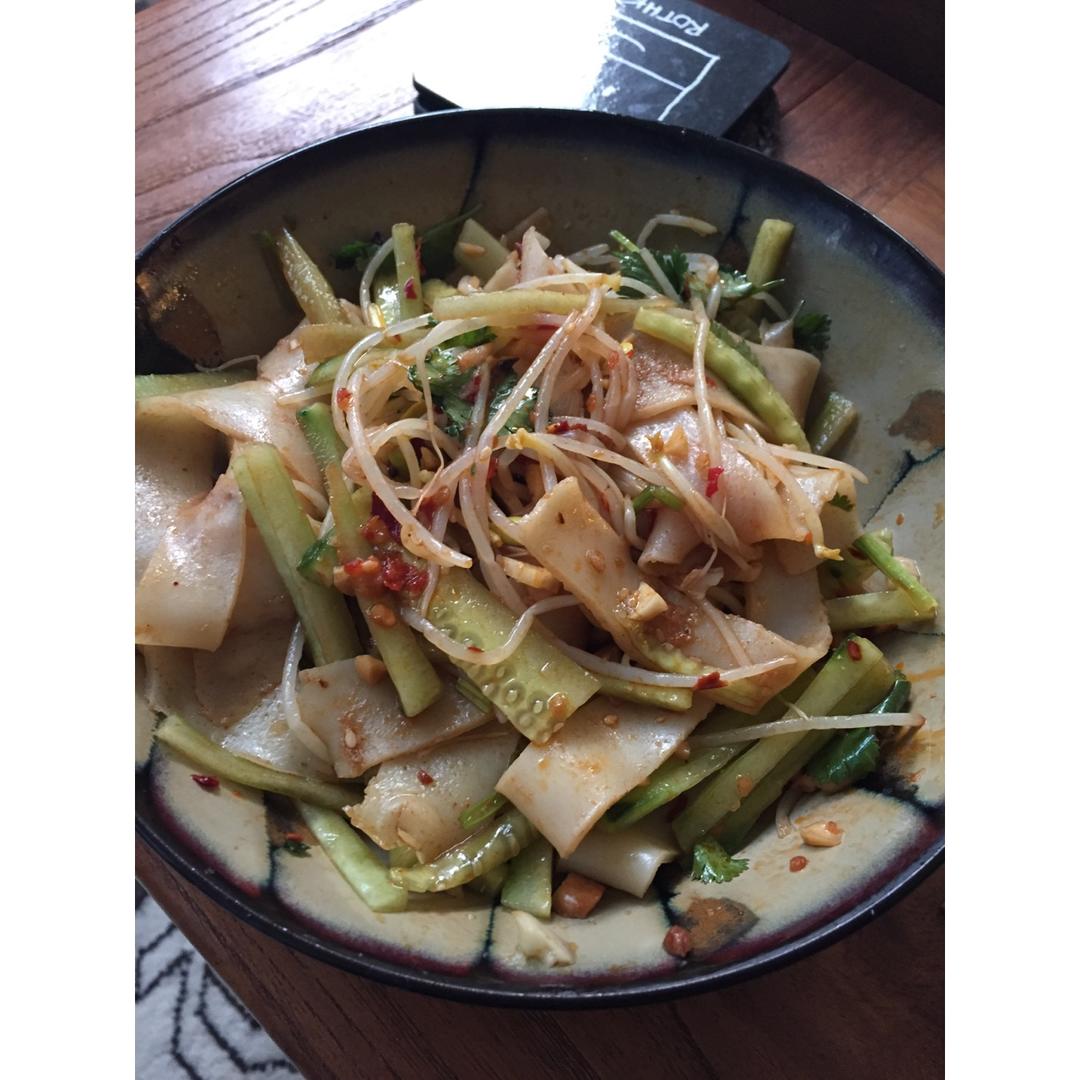 不用水洗的自制凉皮，零失败