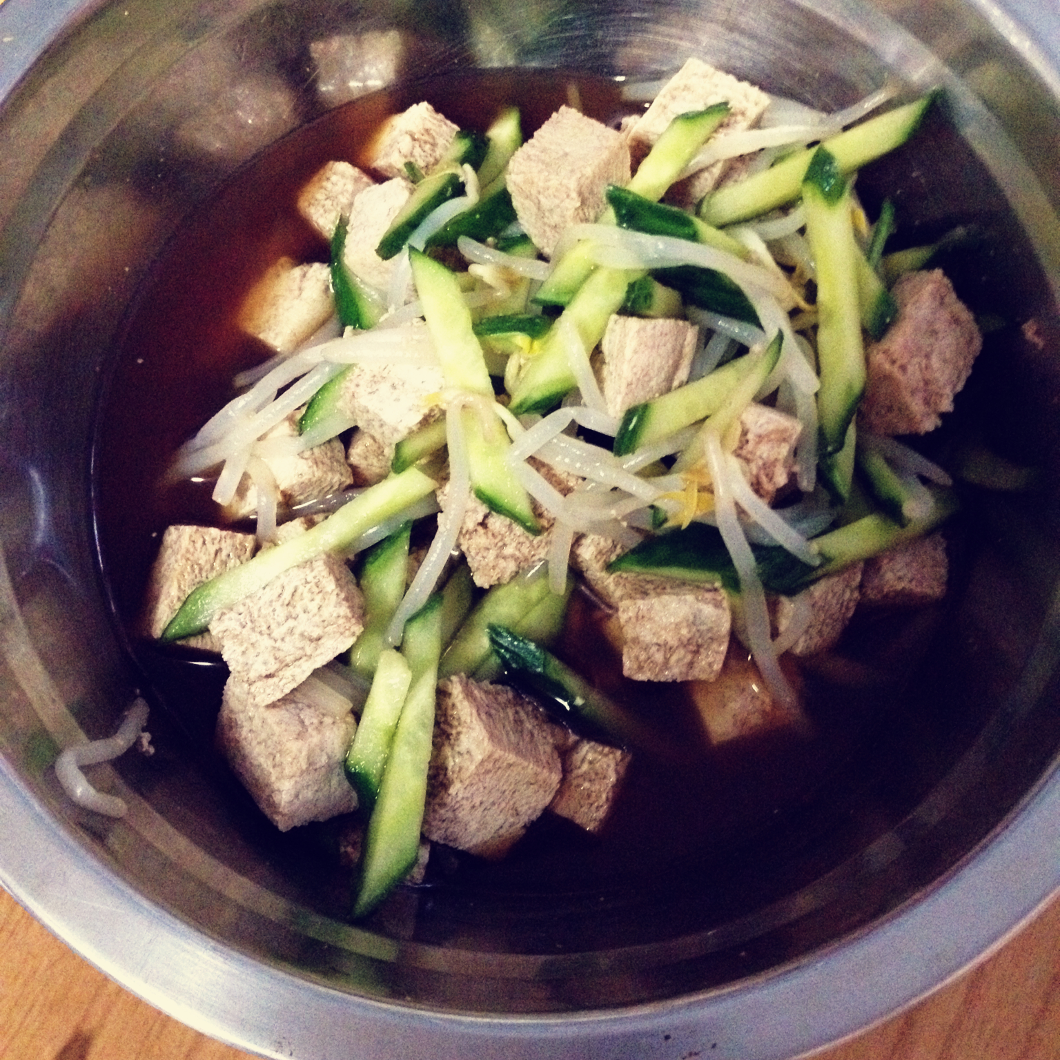 antoniax做的凉拌冻豆腐