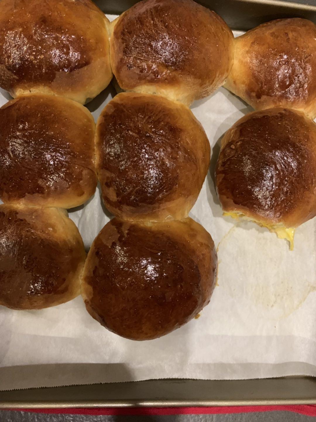 普通面粉做的柔软小餐包