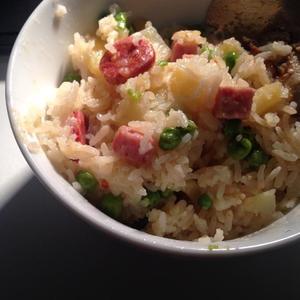豌豆土豆午餐肉焖饭的做法 步骤6