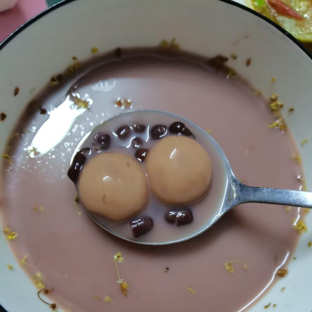 比奶茶还要好喝的红豆糯米圆子