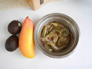 低脂好吃❗️虾仁芒果牛油果塔塔的做法 步骤1
