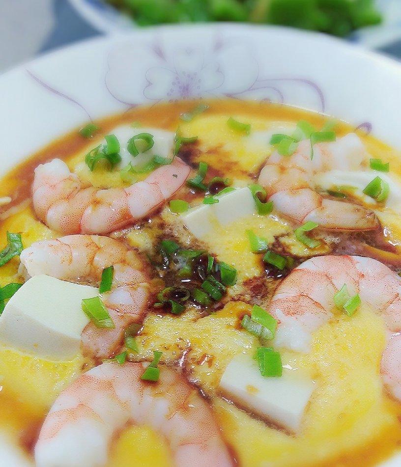 手机用户7110_zvcw做的虾仁豆腐蒸水蛋