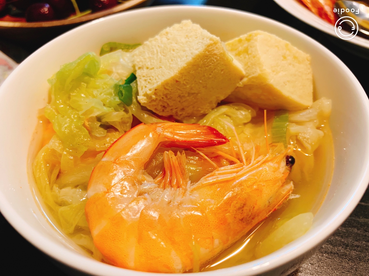 白菜冻豆腐焖大虾