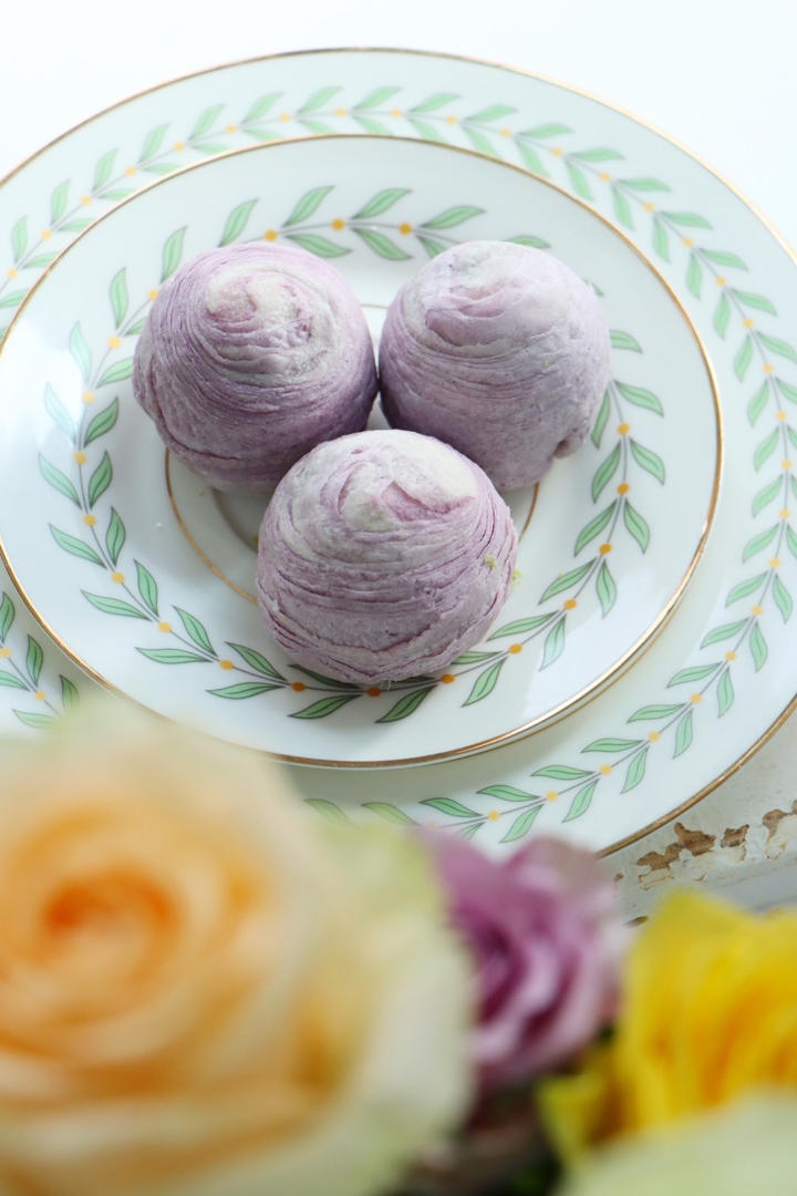 彩色蛋黄酥螺旋酥