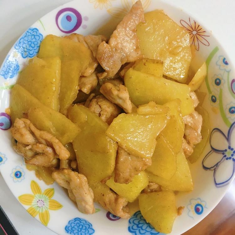 土豆片炒肉