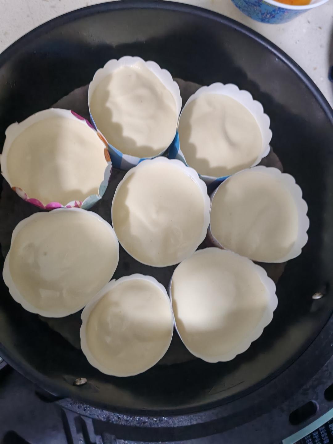 空气炸锅纸杯戚风蛋糕