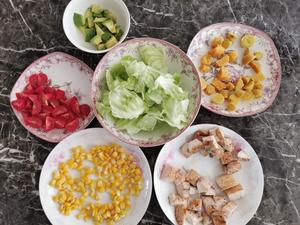 周三工作沙拉～香煎鸡胸肉沙拉的做法 步骤2