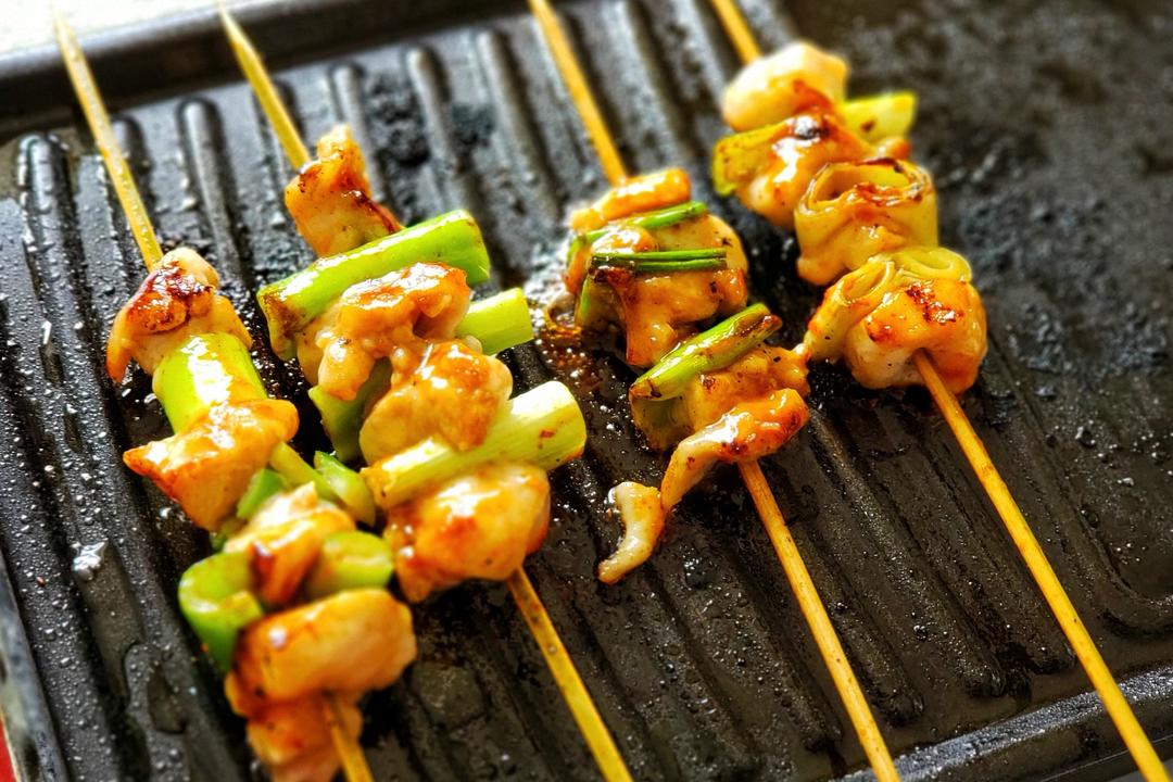 日式居酒屋 葱香鸡肉串 Chicken Teriyaki Skewers