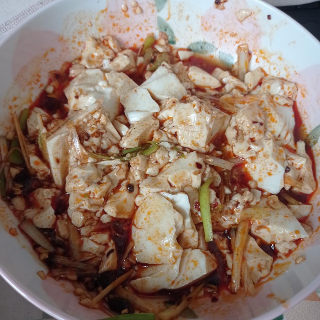 好吃的凉拌内酯豆腐