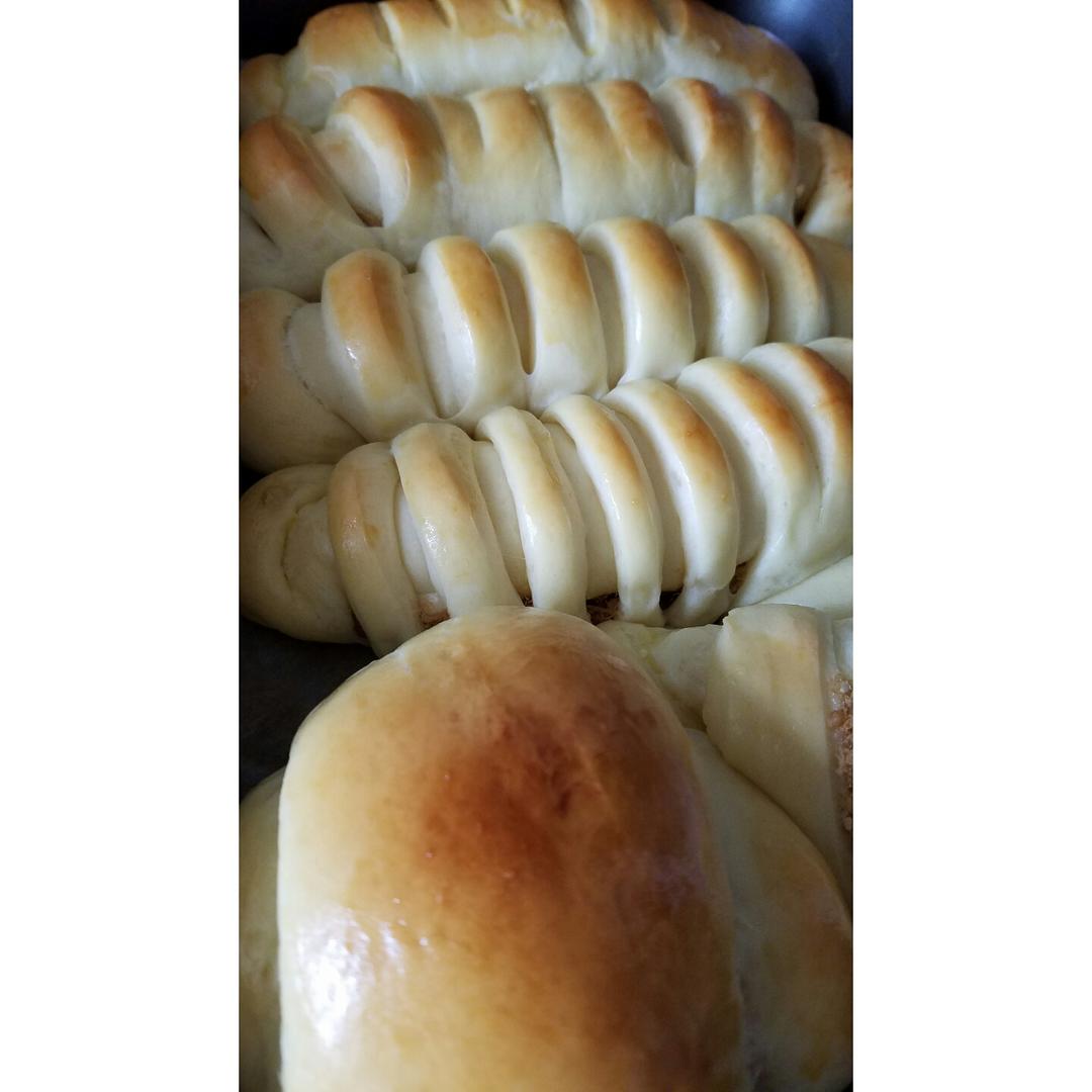 毛毛虫肉松面包