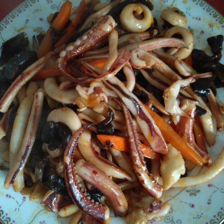 老干妈辣炒鱿鱼须