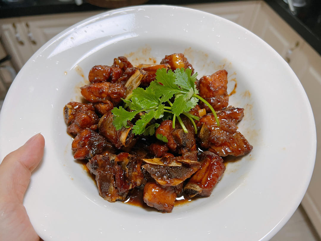 糖醋排骨（用少油，不炒糖色，家常做法，通俗易懂，甜酸适口）