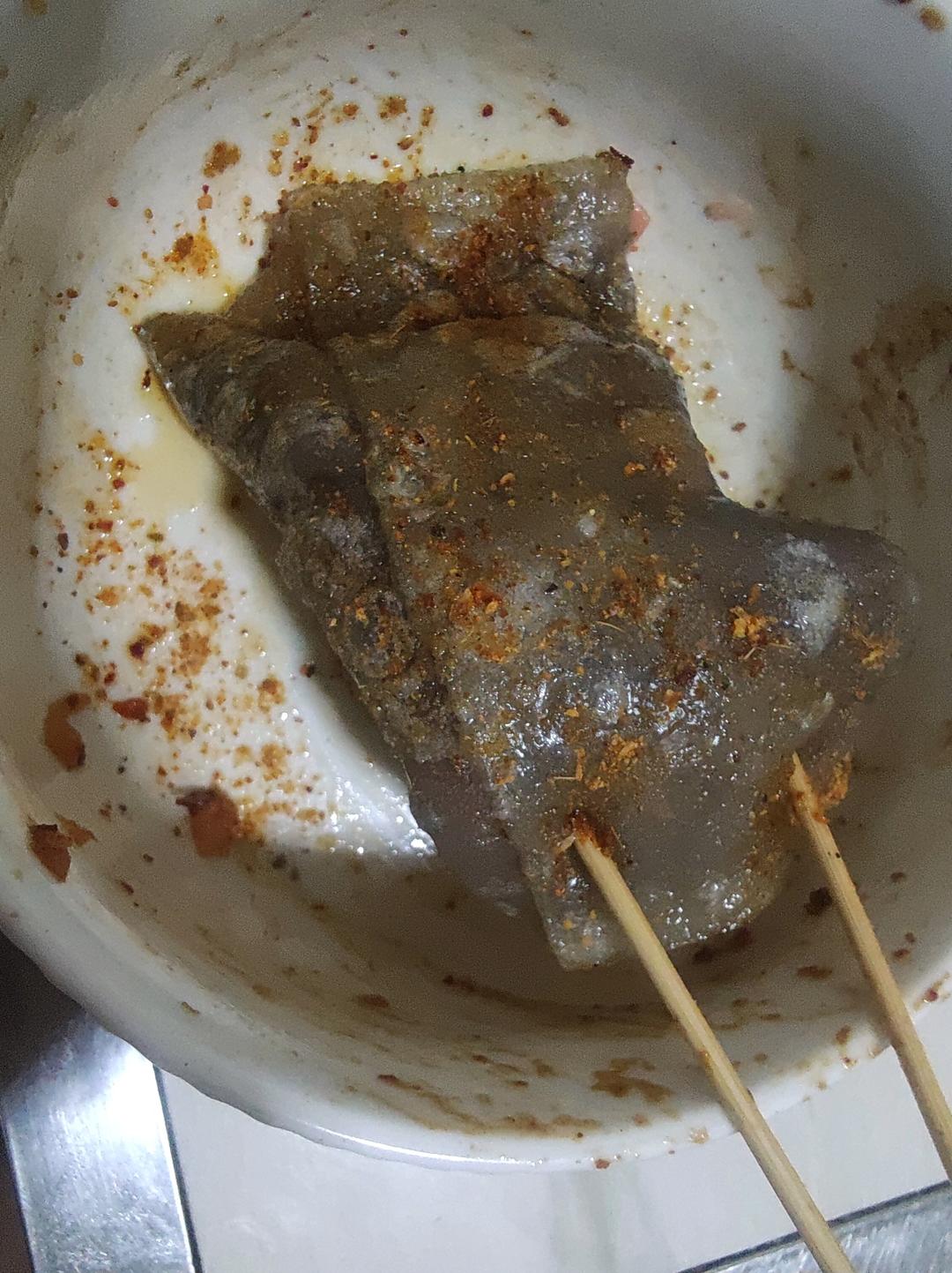 烤苕皮，这个酱一定要试试！