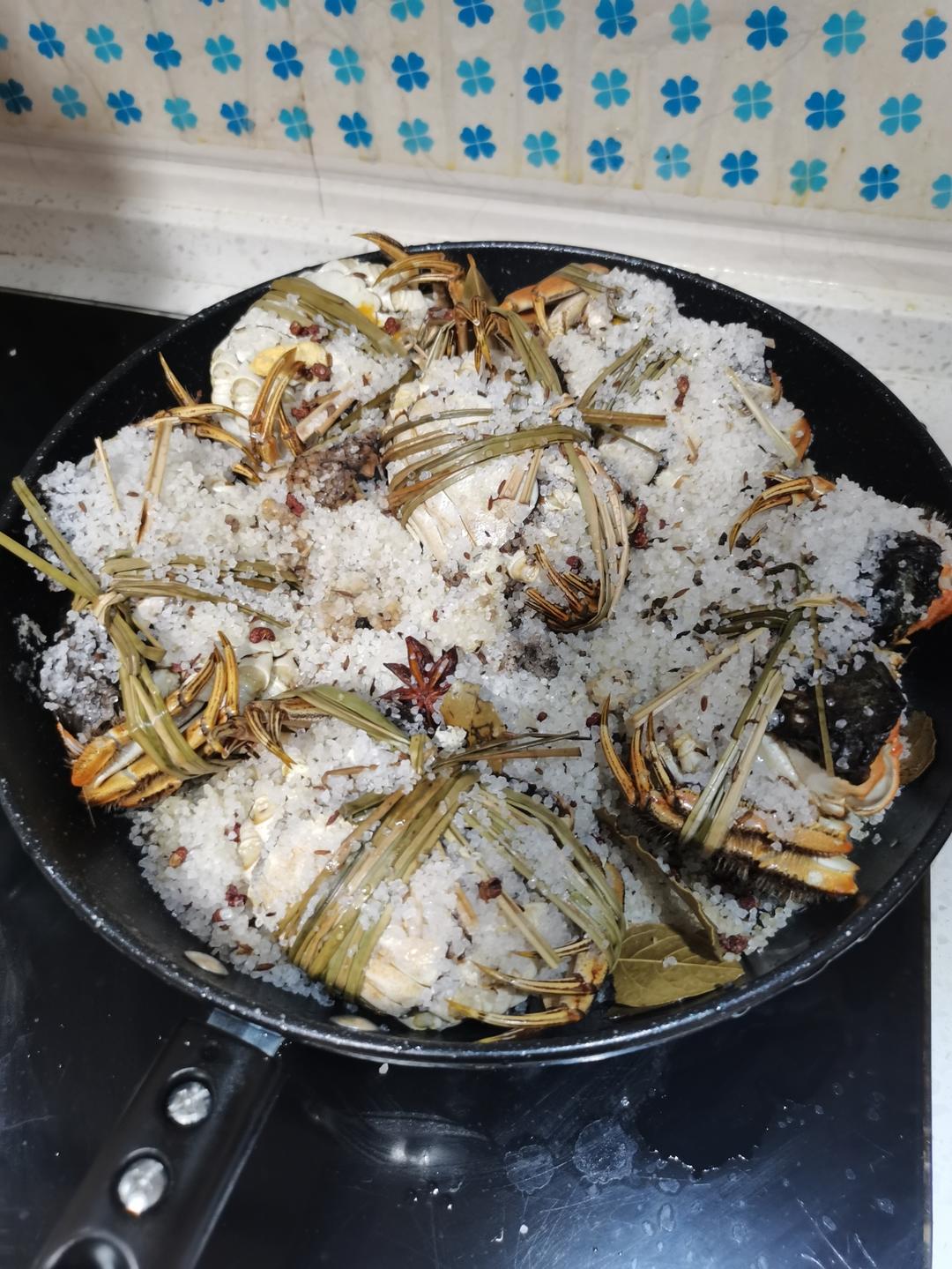 盐焗大闸蟹，我吃过的最好吃的大闸蟹