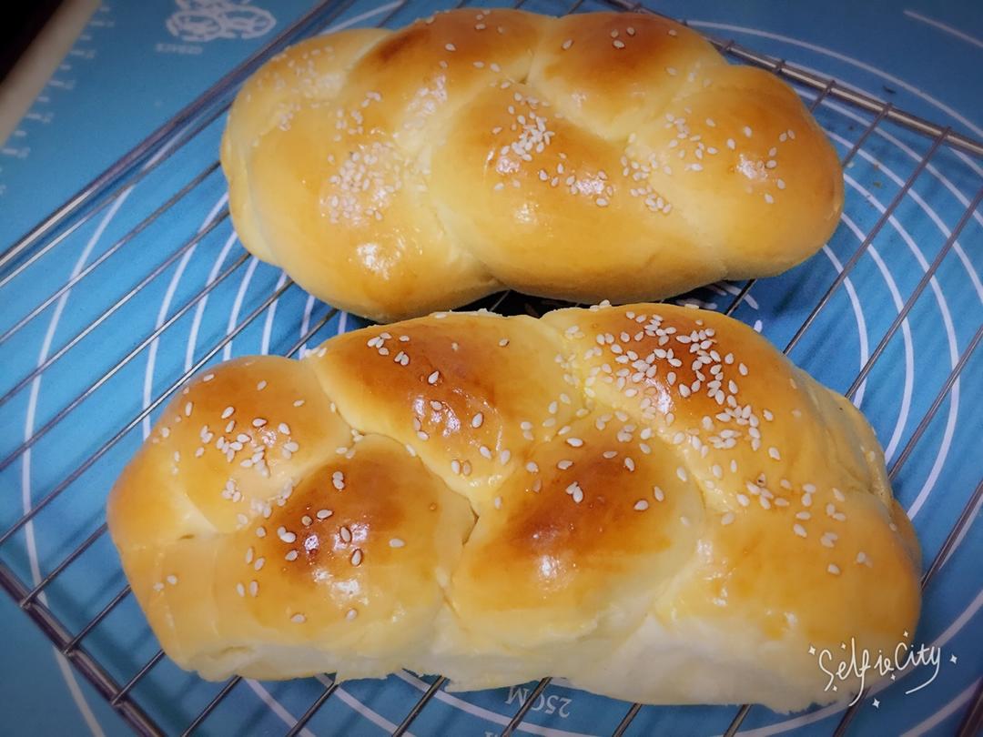 酸奶辫子面包（一次发酵）