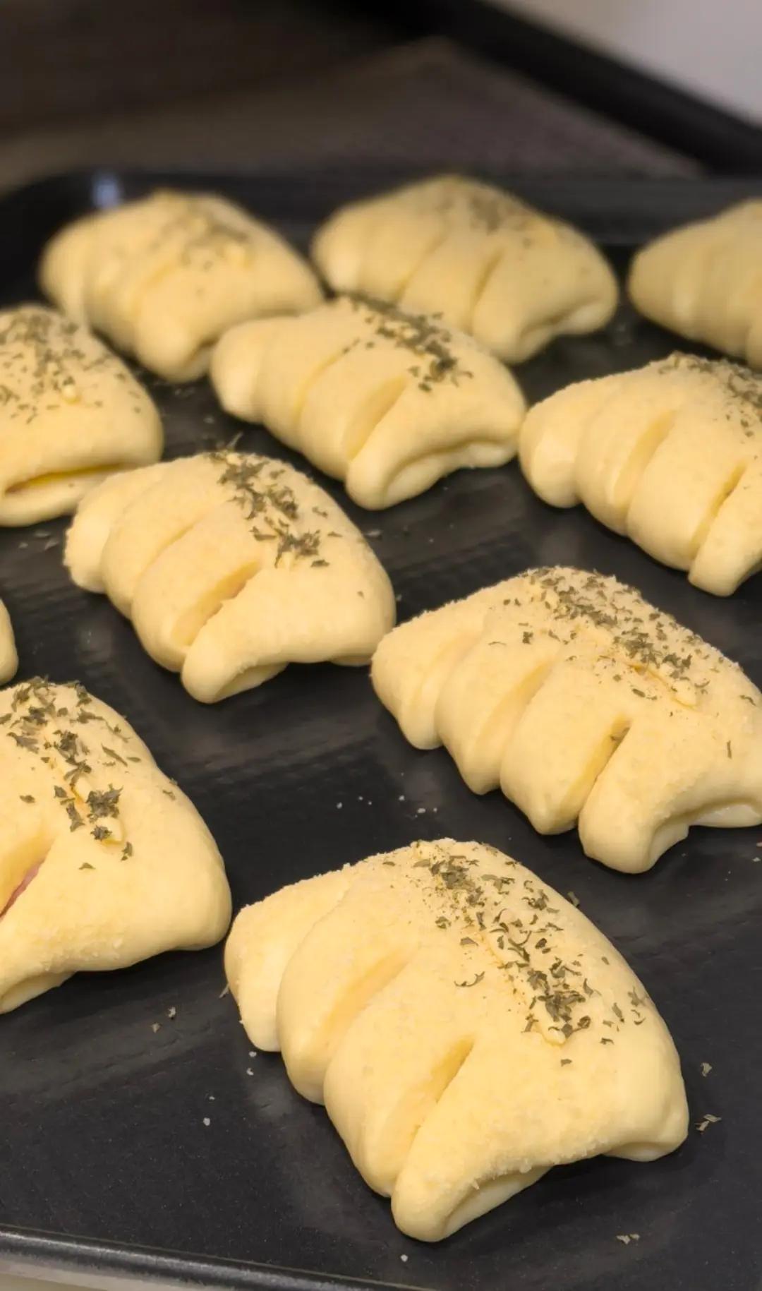 直接法万能面团－培根芝士包