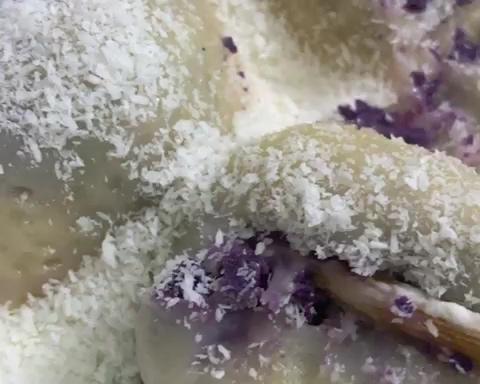 紫薯糯米糍的做法