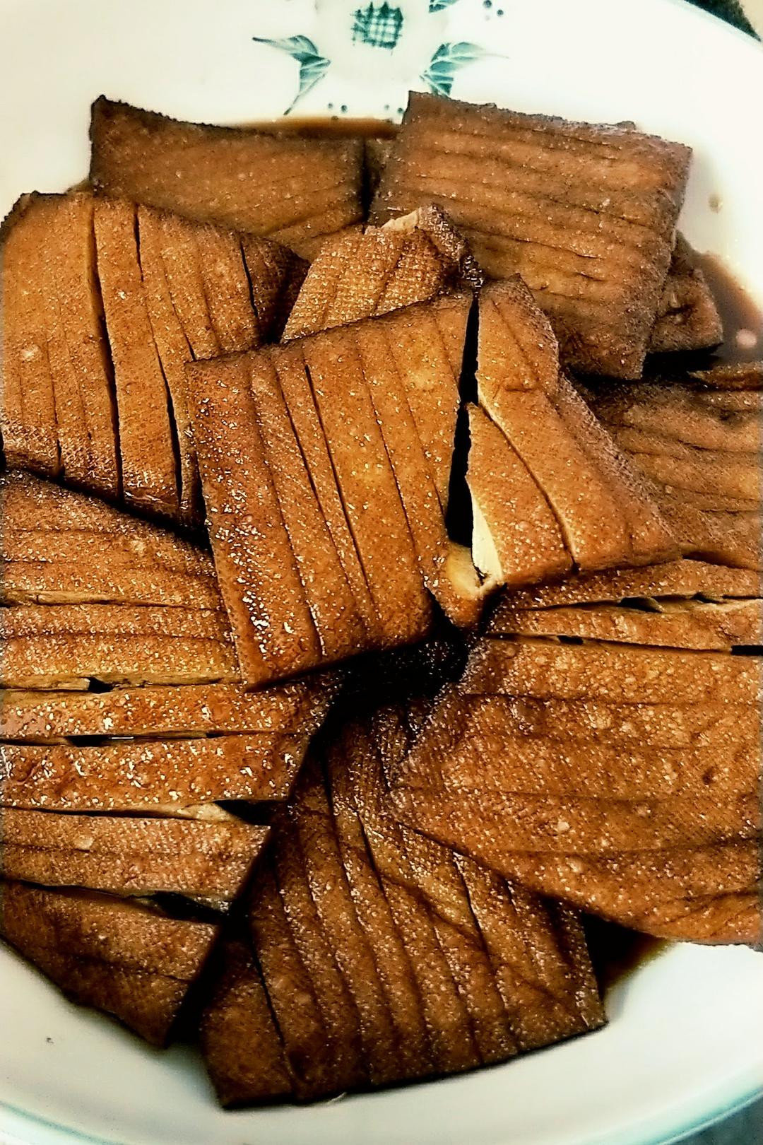 2724做的兰花豆腐干