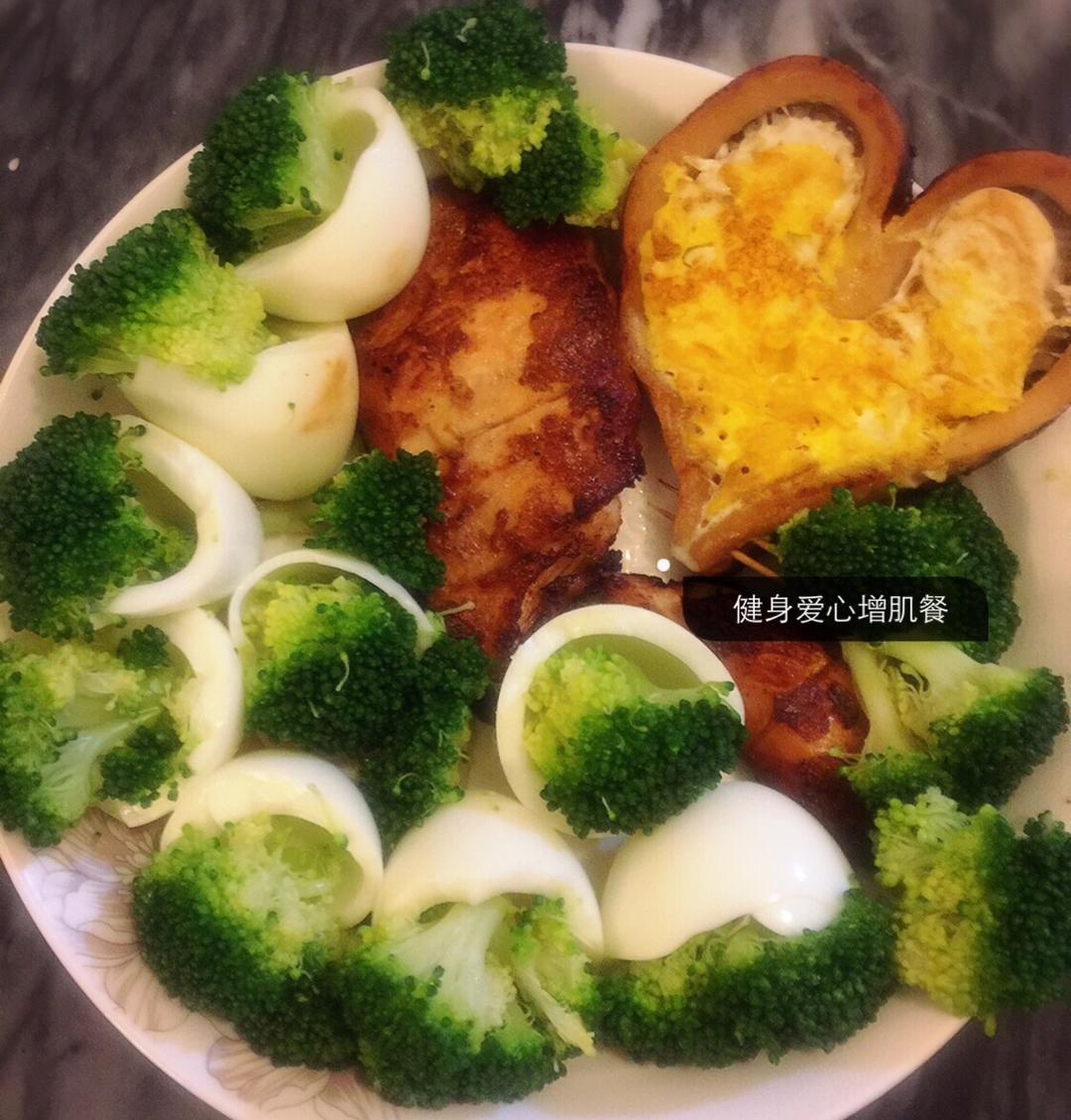 zouting__做的爱心早餐.