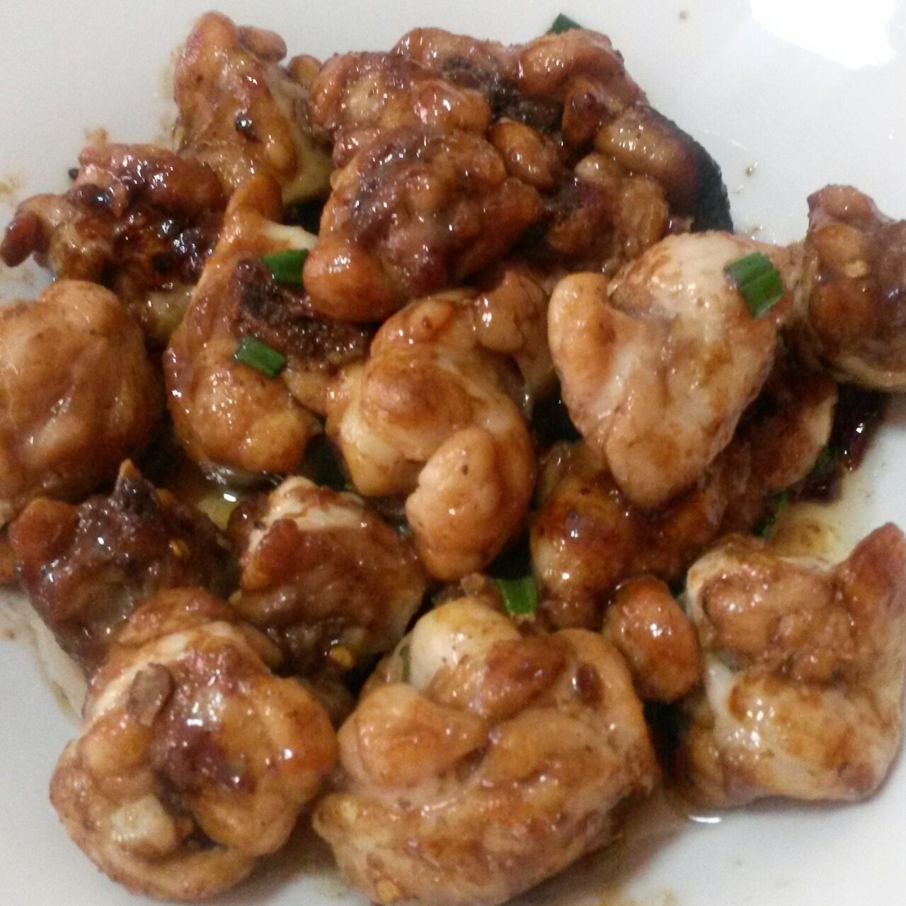 蚝油辣鸡丁