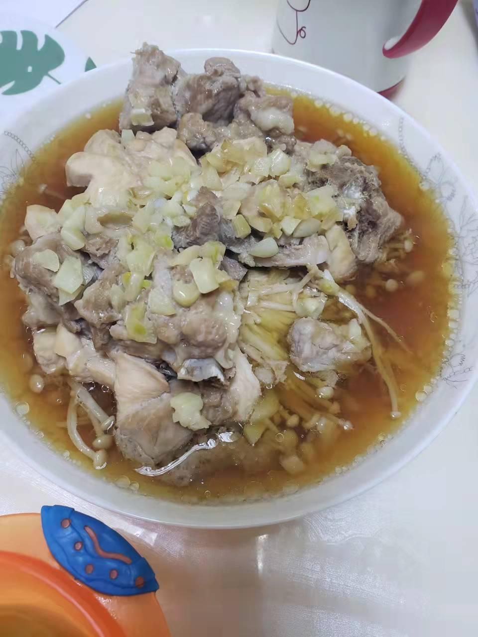 蒜蓉蒸鸡胸