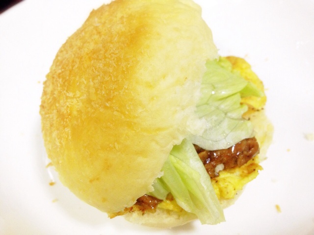 自制营养肉饼汉堡包