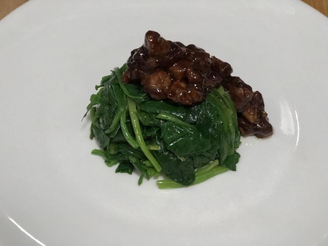 酱肉菠菜