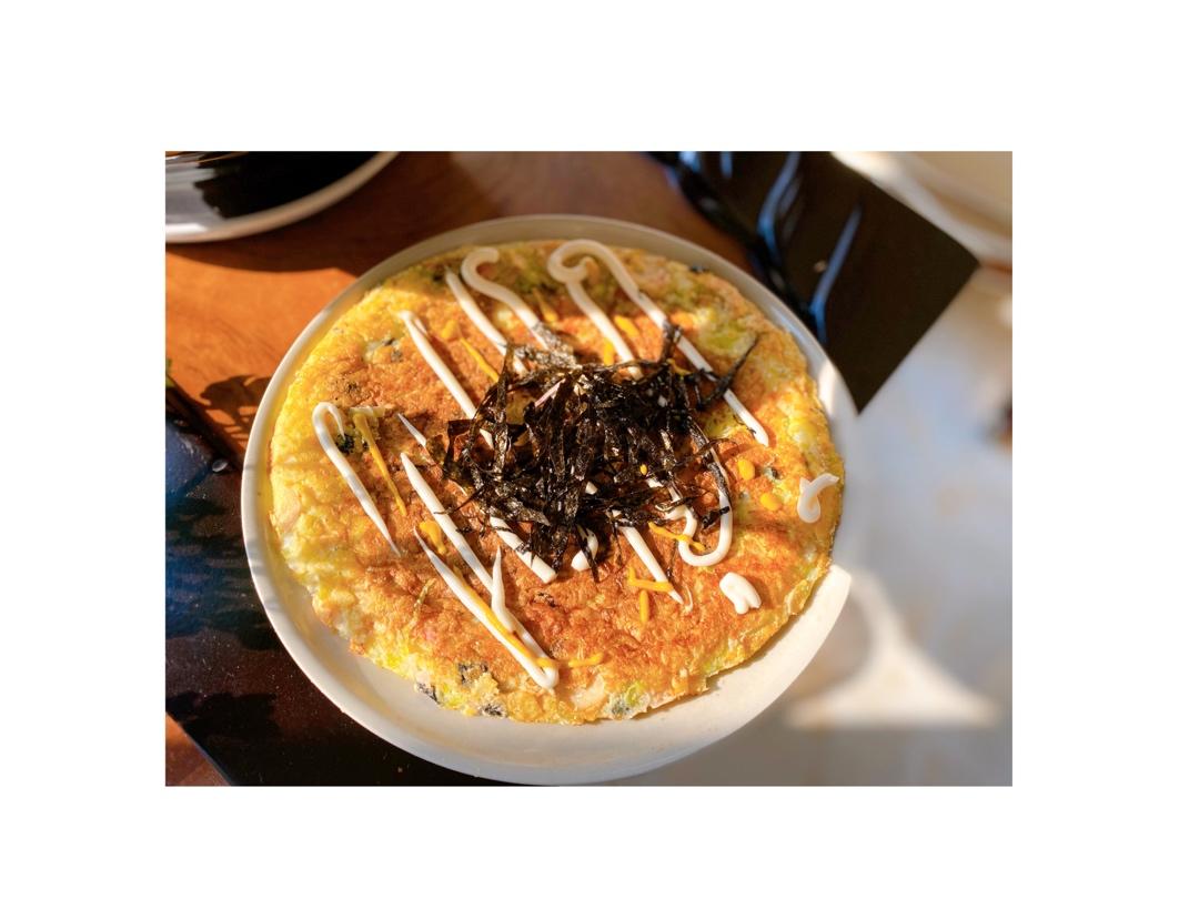 （一人食）Okonomiyaki お好み焼き（搬运自：Just one cookbook）
