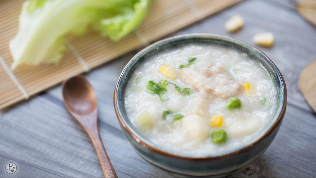 干贝排骨粥的做法