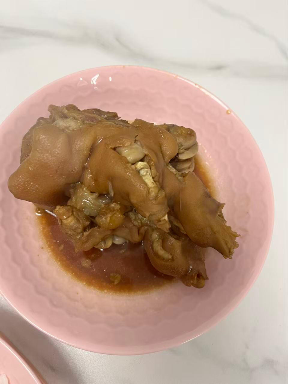流口水的黄豆炖猪蹄