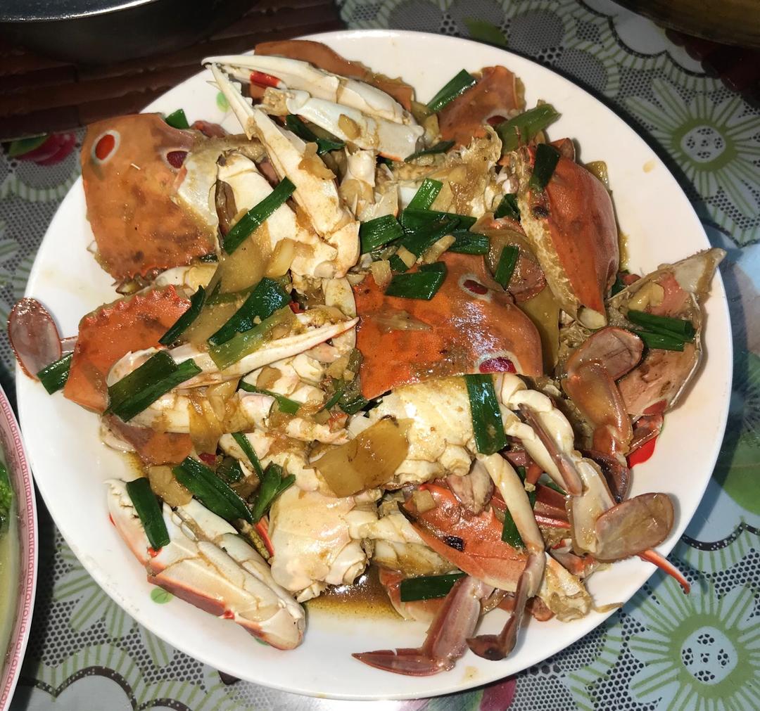 姜葱炒肉蟹