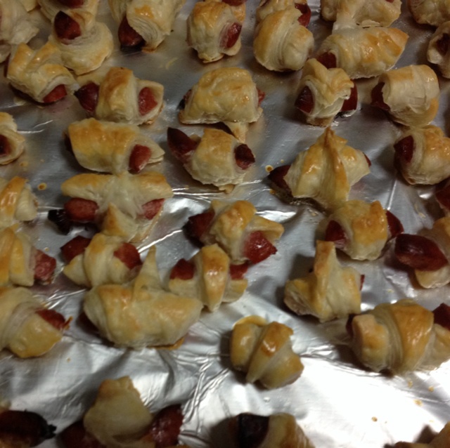 酥皮培根香肠卷