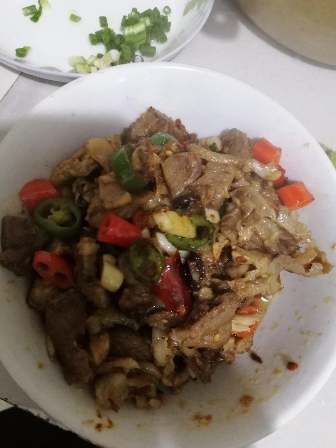 青椒猪头肉