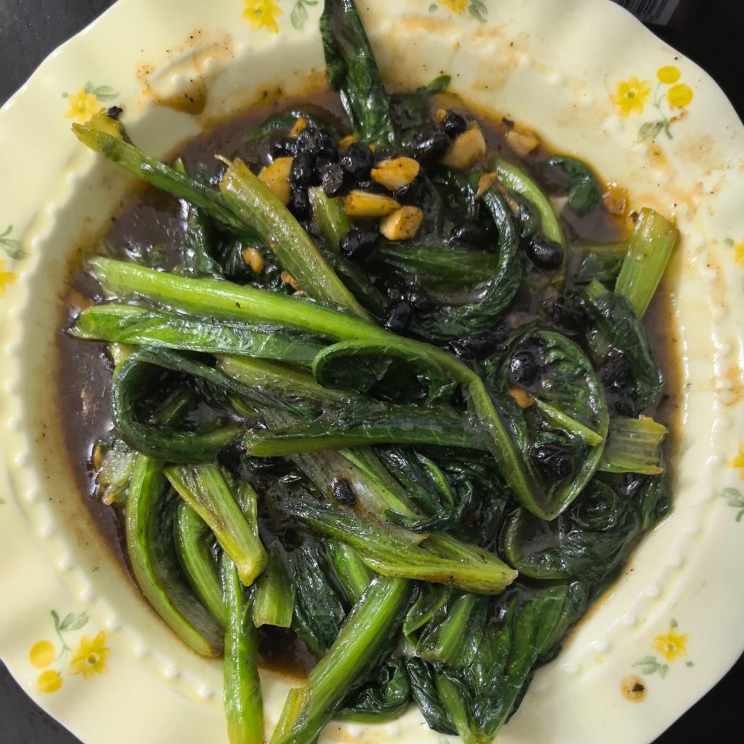 豆豉鲮鱼油麦菜