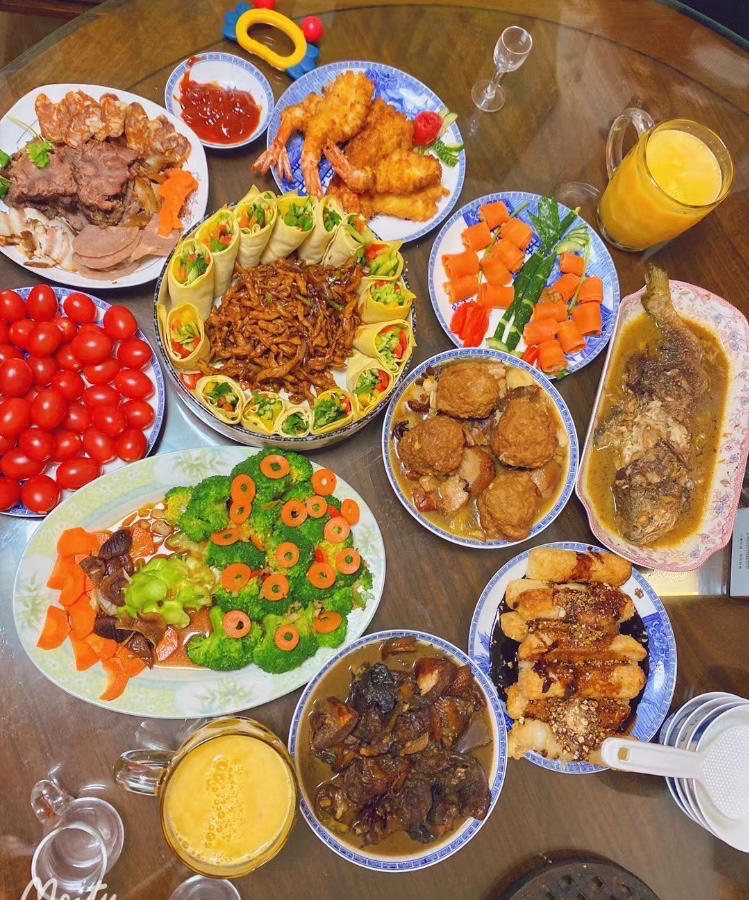 我的年夜饭，一个人做了一整天